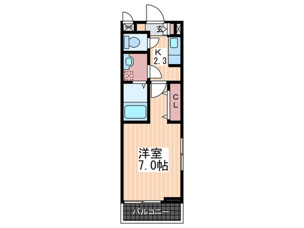 リバーサイド蛍の物件間取画像